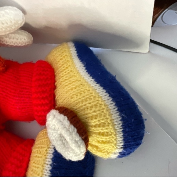 Jean Greenhowe Clown Dolls Knit Stuffed Plush Handmade Large Godfrey Alf - Picture 11 of 14